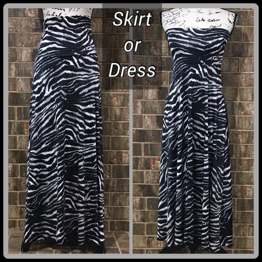 NWOT AVITAL Pretty Animal Print 3 in 1 Skirt/Dress